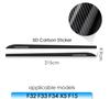 2.15M Glossy 5D  Carbon Fiber  Side Skirt Sill Decal Stripe Stickers For BMW 3 4 5 M3 M4 Series