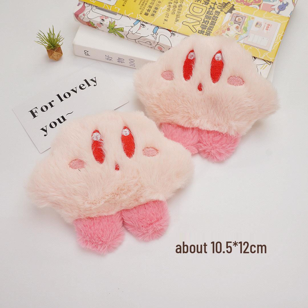 

Плюшевые аксессуары Кирби: Детская одежда, носки, сумки, перчатки, аксессуары для волос и мультяшные украшения Back Opening