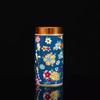 Enamel Color Porcelain Tea Canister Sealed Ceramic General Jar Storage Jars Desk Decoration Tea Cans Candy Pots Tea Caddy
