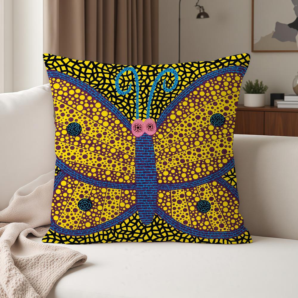 Japanese Artist Y-yayoi Kusama Pillow Case Suitable For Bedrooms Living Rooms Cars Home Decoration