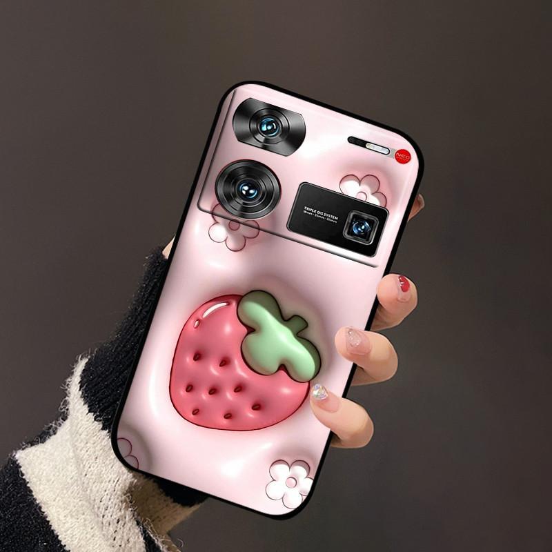 For nubia Z60 Ultra Cover Flower TPU Silicon Back Soft Case Funda For ZTE nubia Z60 Ultra Bumper Coque Z60Ultra Z 60 Ultra