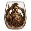 Mythology 2D Glass Cup Set - Ancient Gods Tumbler for Home Bar Drinkware