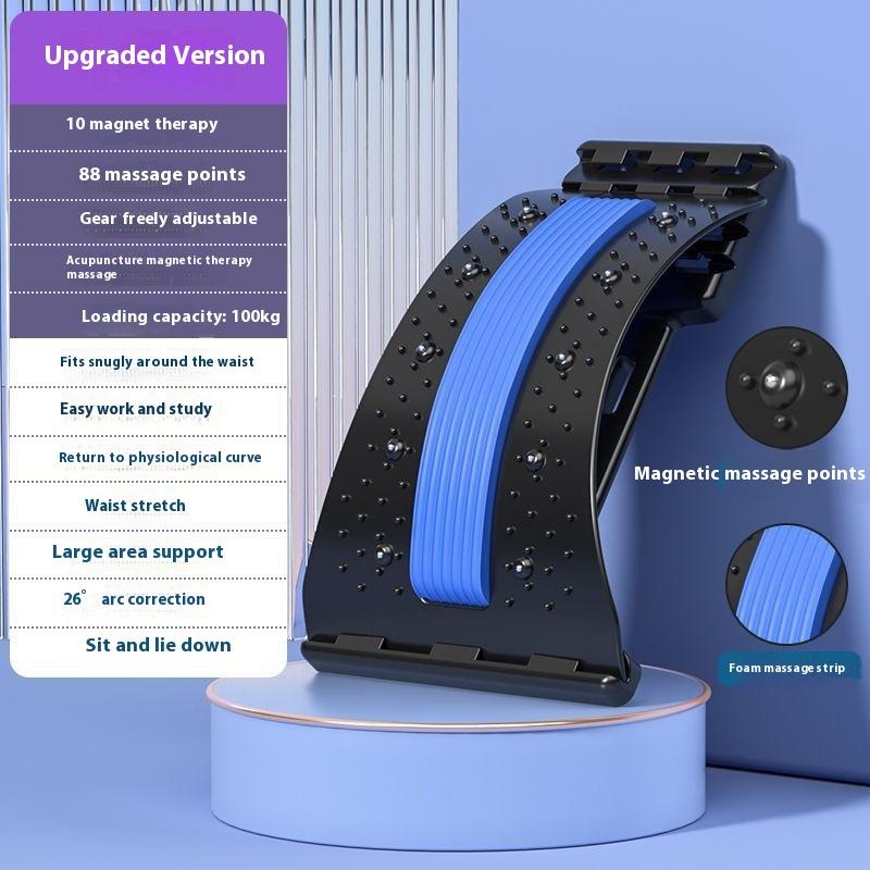 Lumbar Back Soothing Device Stretch Lumbar Spine Relieve Nerve Compression Magnetic Massage Lumbar Vertebrae Back Corrector