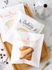Fenster-Baumwollpapier-Brotbeutel für Croissants und Kekse - Selbstklebende Verpackung