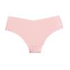 TERMEZY Women's Sexy Seamless Briefs One-Piece Solid Color Thin Underwear & Ice Silk Letter Printed Briefs