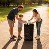 115L Empty Bottle Storage Basket Folding Kitchen Wastewater Bottle Collector Bag with Aluminum Handle Large Capacity Bin