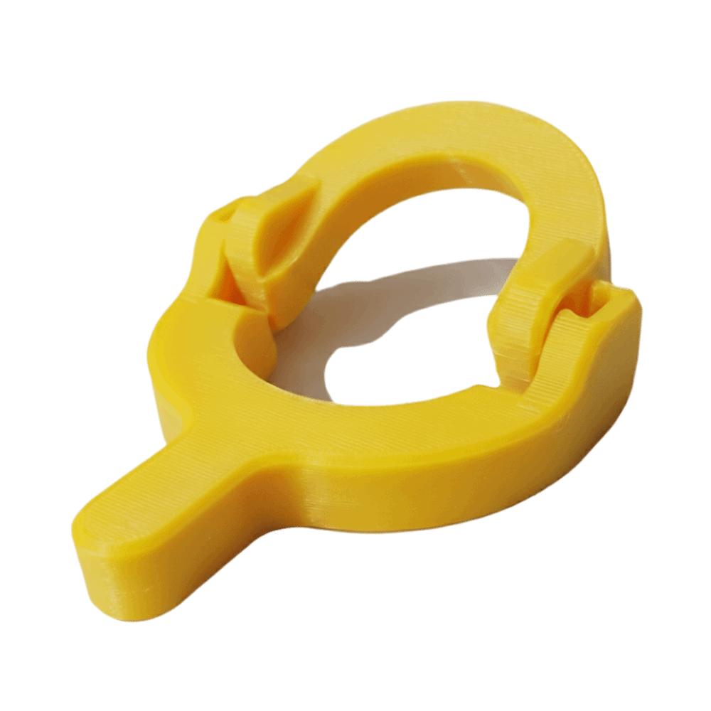 

3D Printed Bottle Cap Open Rotundity Jar Remover Bottle Opener Cap Opener Household Use жёлтый