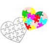 Love Puzzle Metal Cutting Dies Cut Die Mold Creative Puzzle Love Decoration Scrapbook Paper Craft Knife Mould Blade Punch Stencils