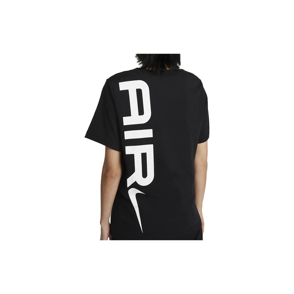 Nike T Shirts Women's Black Crew Neck Moderate Straight Fit FD2564-010