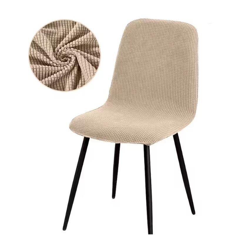 

Solid Color Chair Cover Thickened Elastic Minimalist Dining Seat cover Removable Washable Chairs Slipcover Anti-dirty All Season Q16474QQ-1piece
