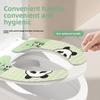 Adhesive All Season Antibacterial Waterproof Toilet Mat with Carrying Handle