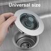 Kitchen Sink Stopper Three In 1 Anti-Clogging Pop Up Drain Plug Odor-Resistant Overflow Draining Cover For Intercepting Food