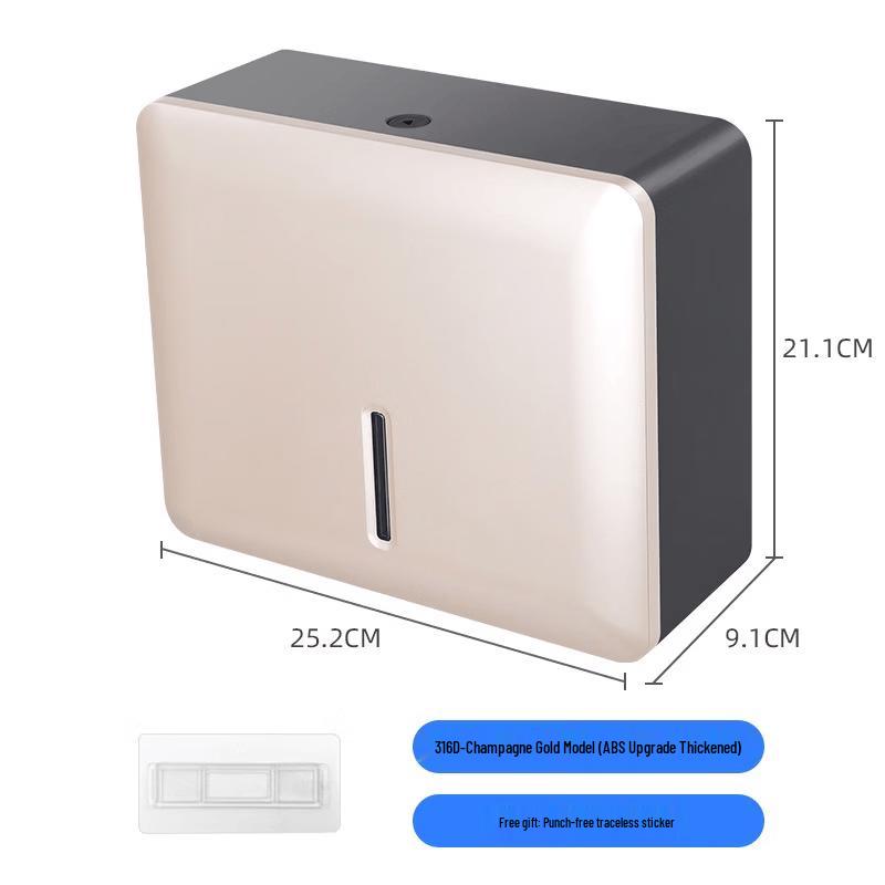 MDNG No-Punch Wall-Mounted Tissue Box