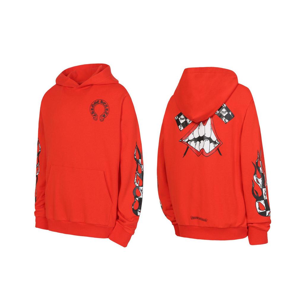 Unisex Autumn/Winter Horseshoe Hoodie with Sanskrit Print - European & American Trend