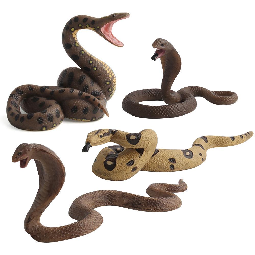 Children's Wild Animal Simulation: Poisonous Snake Model Toy
