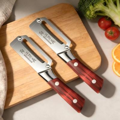 Pelapatate Multifunzione in Acciaio Inossidabile, Affettatrice per Frutta e Verdura di Grado Cucina, Strumento Raschiante Anti-Ruggine per Zucca Lattuga