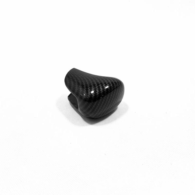 For Honda VEZEL/HR-V eHEV  ABS Carbon Fiber AT Gear Head Shift Knob Cover Trim Interior Car Gear Collars Styling Accessories
