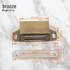 Magnetic Stainless Steel Cabinet Door Bumper & Clip for Wood Furniture