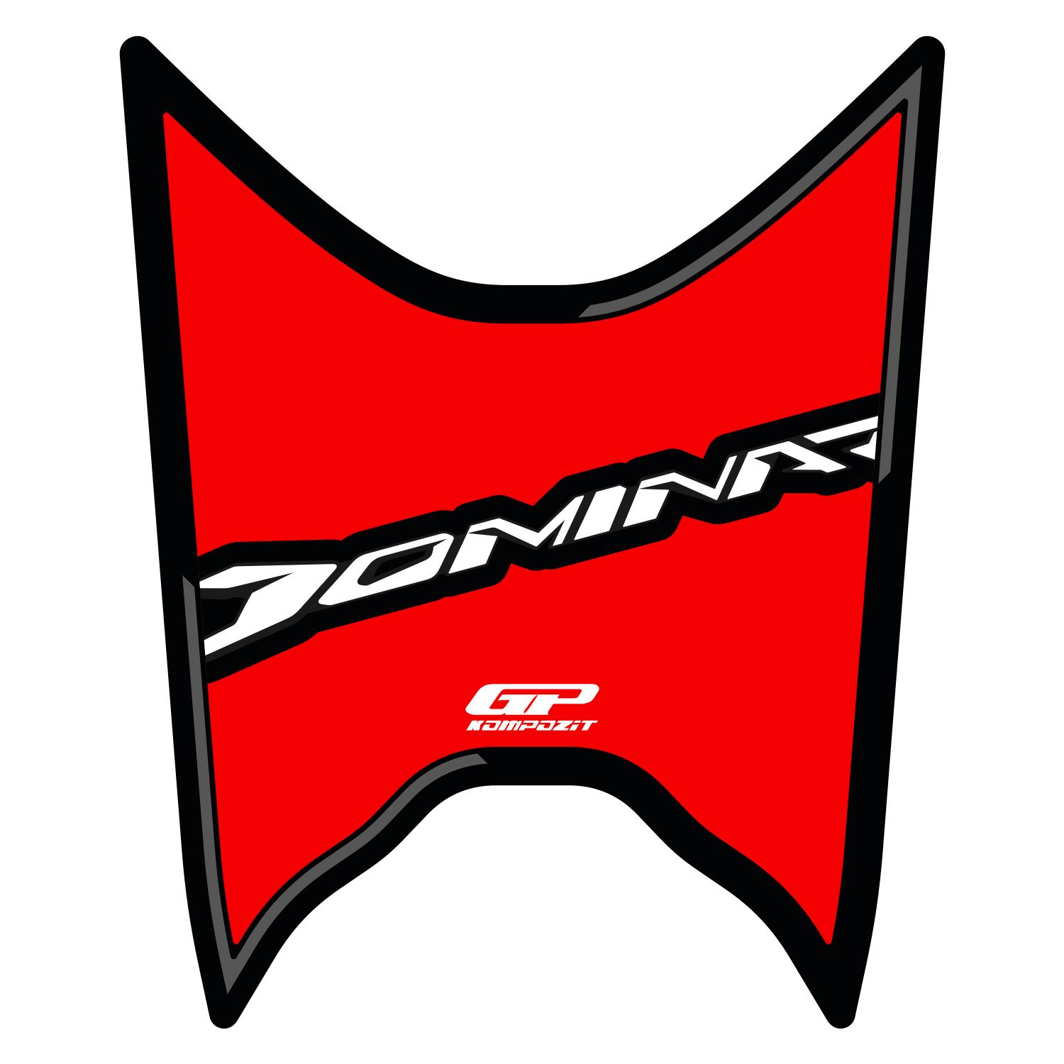 

GP Composite Bajaj Dominar 250 / 400 2020-2024 Compatible Tank Pad Red