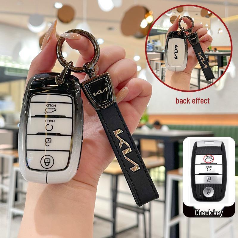 Kia Huanchi KX3/K4/KX5/KX7 2023 Intelligente Metall-Autoschlüsselhülle