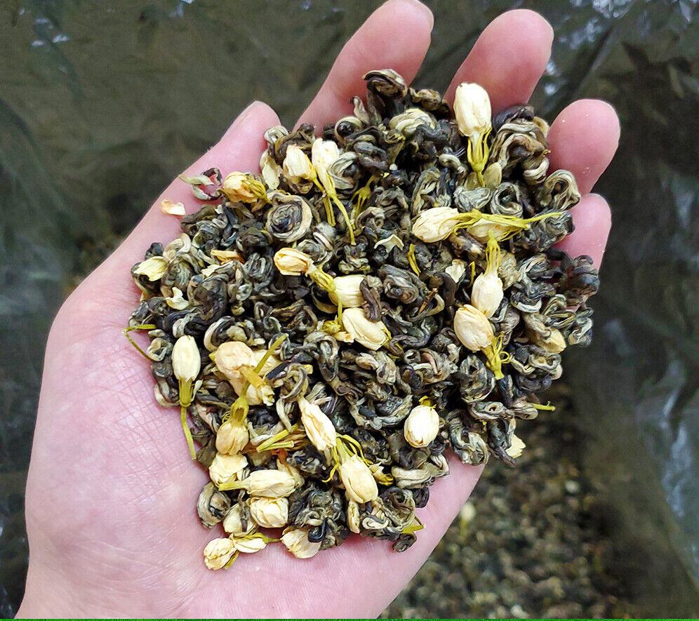Ceai nou 2023 Ceai de iasomie Păr argintiu Ceai Biluochun cu muguri albi mici 500 g/1,1 lb