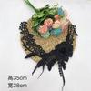 Versatile Lace Black Collar Embroidered Polyester Light Silk Hollow Decorative Corsage DIY AccessoriesApparel Sewing Supplies