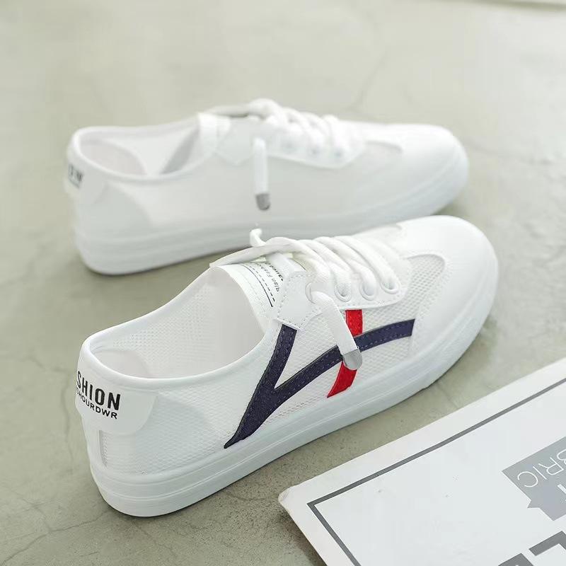 Spring and summer new cloth shoes women's mesh shoes fashion trend versatile little white shoes single shoes non-slip breathable