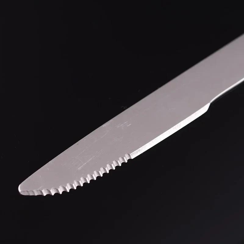 Portable Stainless Steel Dinnerware Set: 4pcs/set Fold Knife, Spoon, Fork for Camping and Cooking