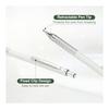 PATIKIL 2pcs 1.3mm Mechanical Pencils, Automatic Metal Holder Drafting Sketch Woodworking Pencils, White, Wear-Resistant, Sturdy, Waterproof,