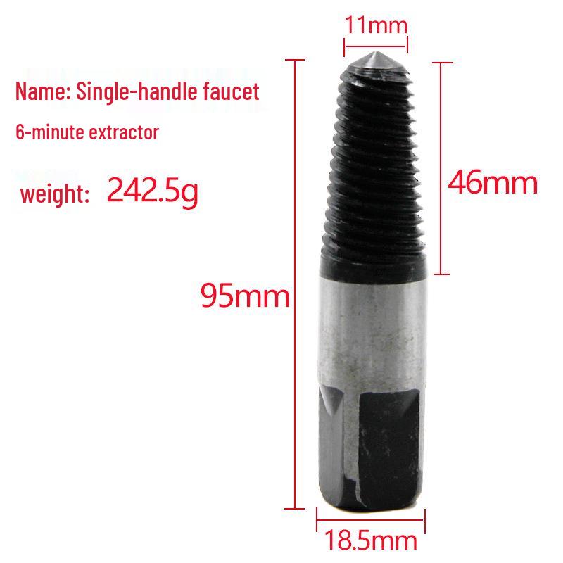 Cross-border Faucet Thread Repair Set: 4-Point, 6-Point Thread Extractor for Water Pipe Fixes