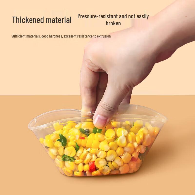 USAN HOME Disposable Round Take-Out Food Container