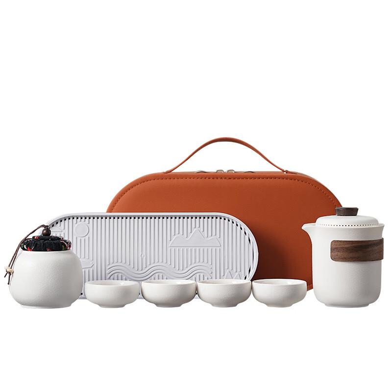 Xunyi Coarse Pottery Lingxue Travel Tea Set