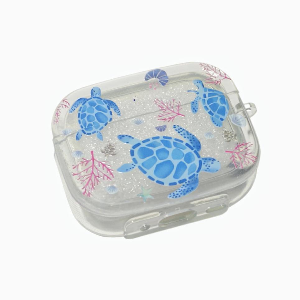 Cute turtle AirPods third generation 1st generation earphone case Apple bluetooth earphone case pro1/pro1 transparent