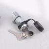 Zinc Alloy Tongue Lock Barrel Lock With Keys Kit For Filing Cabinets, Office Desks Furniture Hitch Lock Trailers Lock