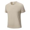 Summer Breathable Ice Silk Quick-Dry Round Neck Short Sleeve T-Shirt - High Quality, Fashionable & Versatile Fitness Tee for Couples
