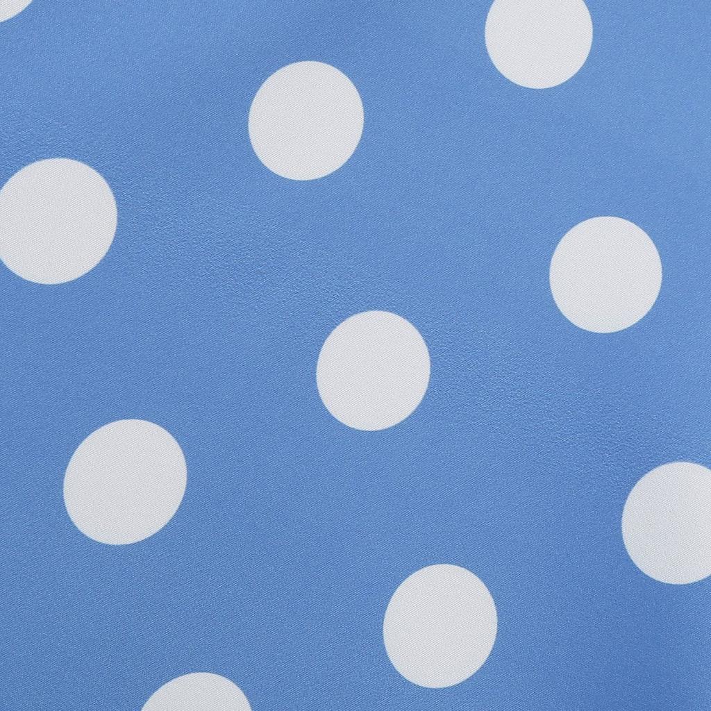 Damen Retro Kleid im Hepburn-Stil mit plissierten Pünktchen und figurschmeichelndem weitem Rock