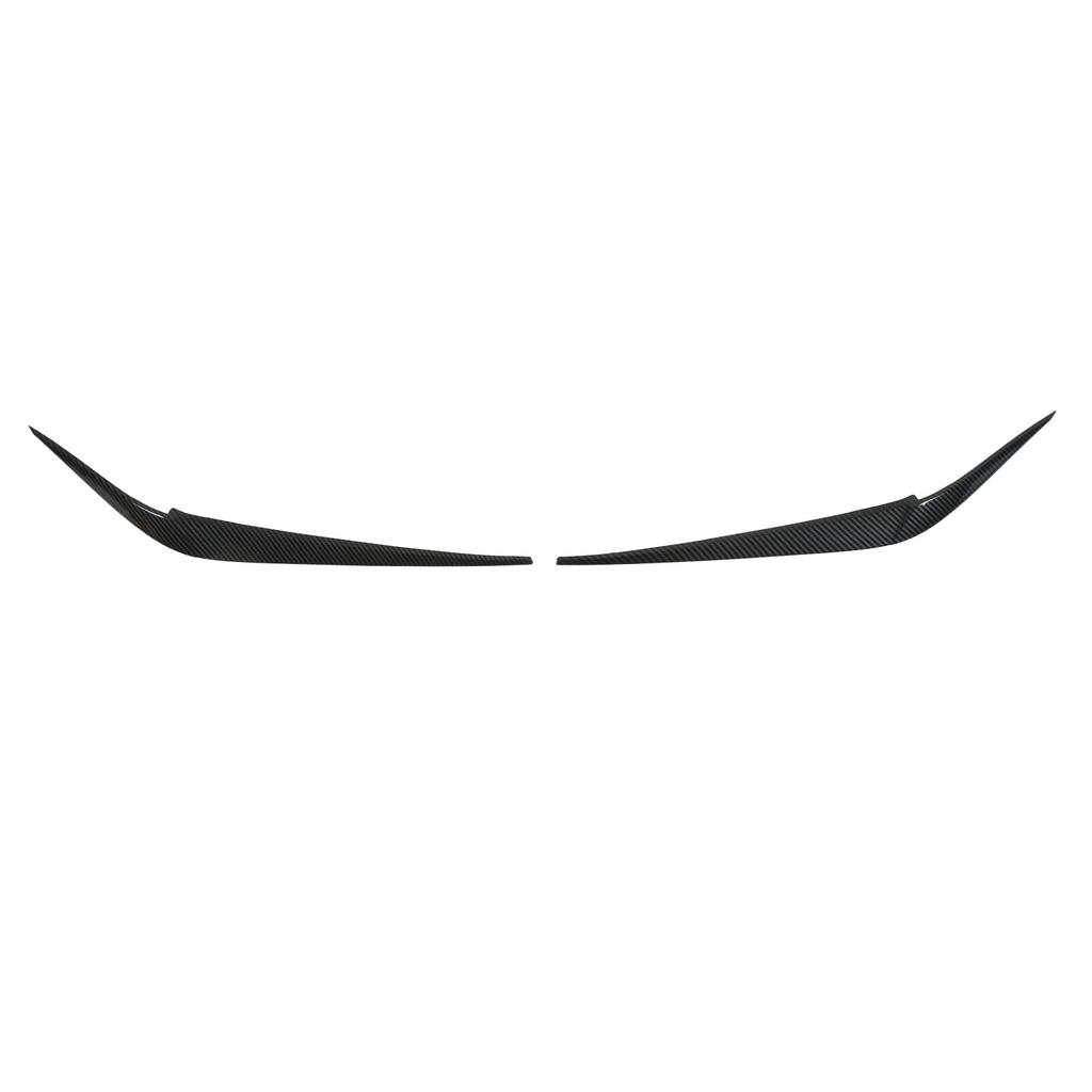1 Pair Headlight Eyebrow Stickers Car Headlamp Eyelid Decal Cover Replacement for X3 X4 G01G02 2018+(Carbon     )