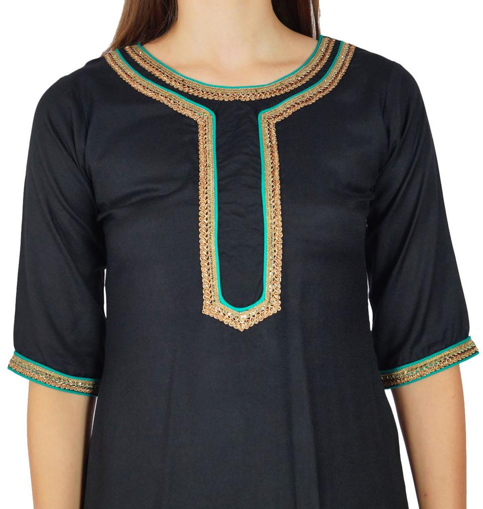 Atasi Womens Readymade Straight Kurta With Net Dupatta Ethnic Salwaar Suit
