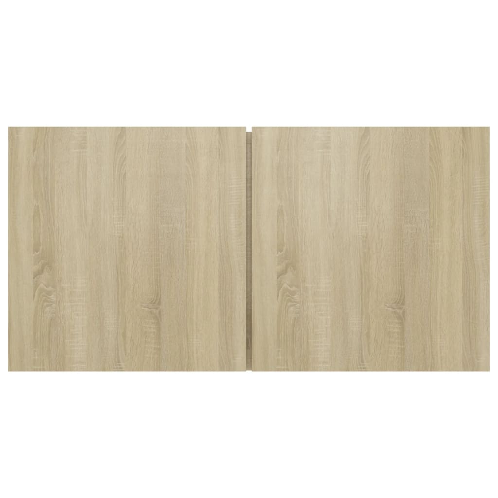 Vidaxl Set of 4 TV Cabinets, Sonoma Oak