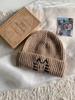 Embroidery cute kitten wool hat female autumn and winter new face small cold hat warm ear protection cold student knitted hat