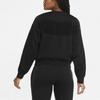 Nike Heritage Crew Velour Long Sleeve Sweatshirt Women Tops Black CZ1877-010