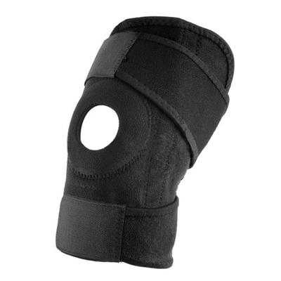 1 genouillère de soutien réglable ouverte, stabilisateur de rotule, protection en nylon pour l'arthrite, les déchirures du ménisque, la course à pied, le sport