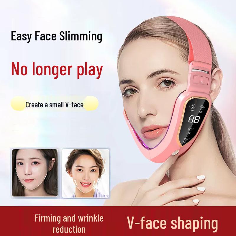 

V-Shape Face Slimmer: 5-Light Wave Massager (Red, Blue, Purple) 3-level basic