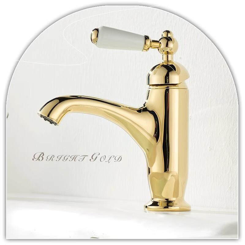 

TLXT Retro Gold Basin Faucet