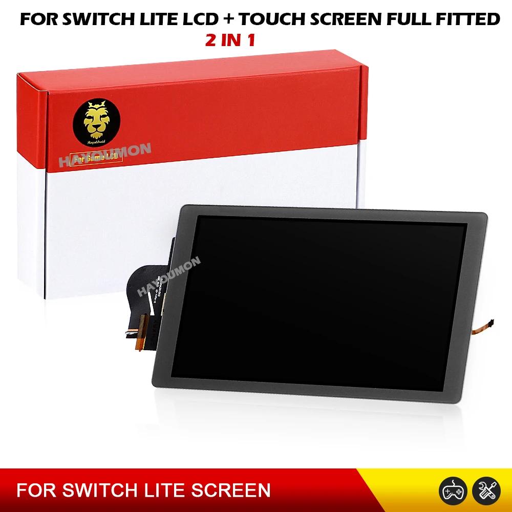 NEUER LCD-Bildschirm mit Touchscreen für Switch Lite, Vollständig montierte LCD-Bildschirmbaugruppe, Ersatz-Spielzubehör