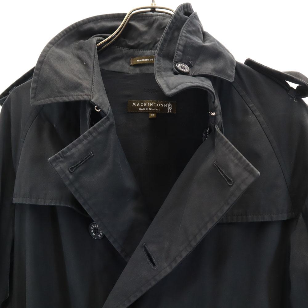 MACKINTOSH SCOTLAND Made in the UK trench coat 36 Black series Men's Used