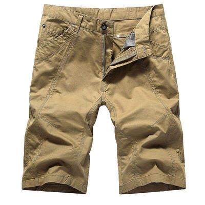 Summer Men 'S Cotton Casual Plus Size Shorts Youth Tooling 