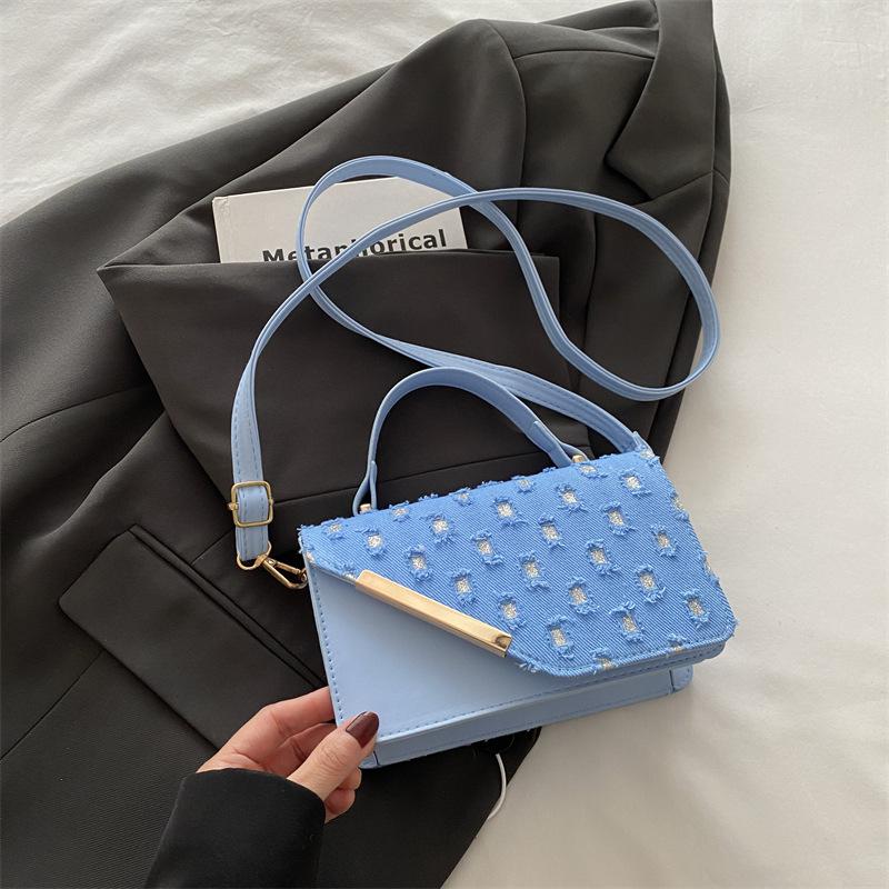 Women'S Foreign Style High Value Design Shoulder Messenger Bag Temperament Small Square Bag Leisure