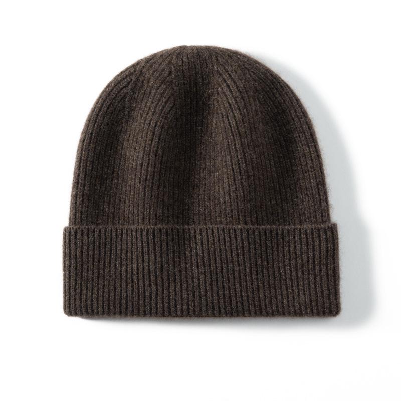 Unisex Winter Cashmere Knit Wide Fit Head Wrap Hat