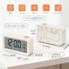 Kooco Radio Clock Desk Digital Alarm 12 24 Hour Week Date Temperaturehumidity Display Large Character Snooze Visible Night Multifunctional Easy Set
